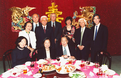 Special guests at the head table