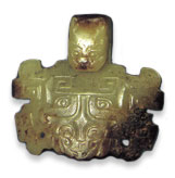 Belt hook with an animal mask, warring states, 475-221 B.C.