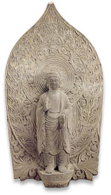 Buddha, stone, Northern Qi, A.D 550-577.